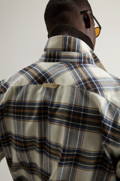 ING WOOLRICH CHECK FLANNEL WARREN SHIRT - Kép 4