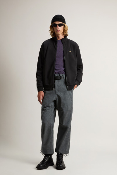 MELEGÍTŐ FELSŐ WOOLRICH LOGO INTERLOCK TRACK - Kép 2