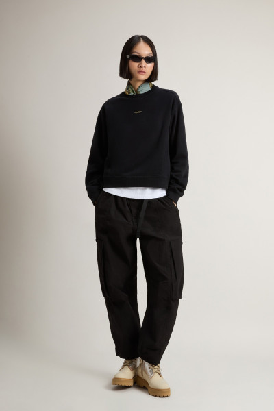 MELEGÍTŐ FELSŐ WOOLRICH WINTER FLEECE CREWNECK - Kép 2