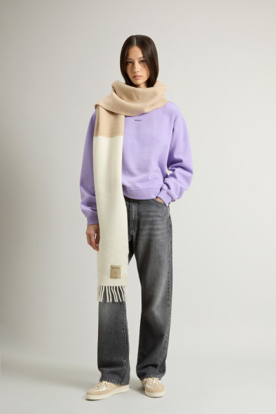 MELEGÍTŐ FELSŐ WOOLRICH WINTER FLEECE CREWNECK - Kép 2