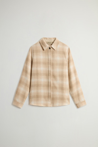 KOŠEĽA WOOLRICH LIGHT SOFT WOOL SHIRT - Fotografia č. 6