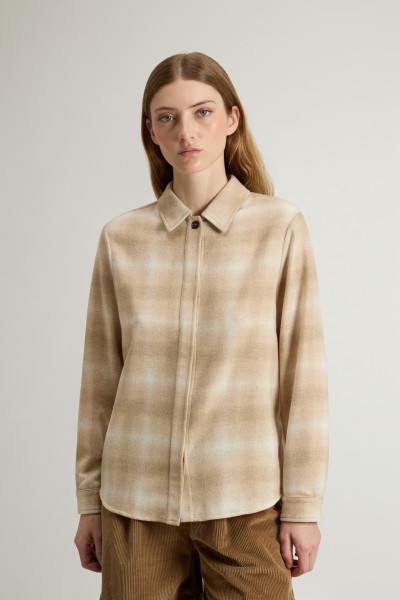 KOŠEĽA WOOLRICH LIGHT SOFT WOOL SHIRT - Fotografia č. 1
