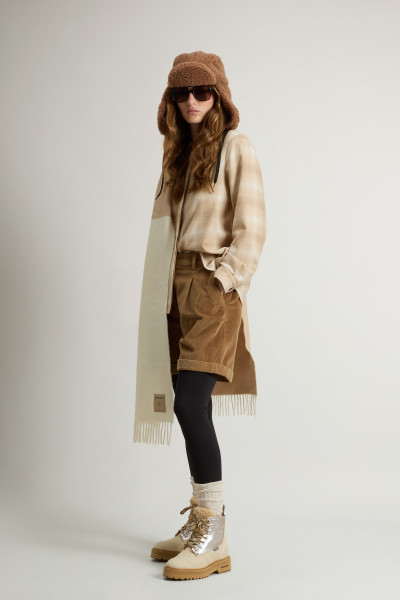 KOŠEĽA WOOLRICH LIGHT SOFT WOOL SHIRT - Fotografia č. 2