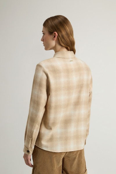 KOŠEĽA WOOLRICH LIGHT SOFT WOOL SHIRT - Fotografia č. 3