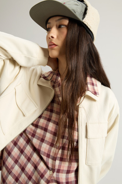 MELEGÍTŐ FELSŐ WOOLRICH SUPER SOFT INTERLOCK SWEATSHIRT - Kép 4