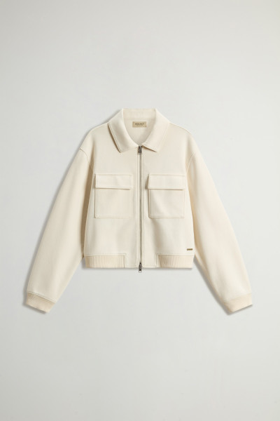 MELEGÍTŐ FELSŐ WOOLRICH SUPER SOFT INTERLOCK SWEATSHIRT - Kép 5