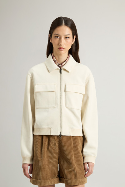 MELEGÍTŐ FELSŐ WOOLRICH SUPER SOFT INTERLOCK SWEATSHIRT - Kép 1