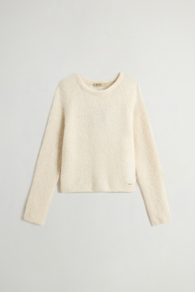 PULÓVER WOOLRICH SOFT ALPACA CREWNECK - Kép 5