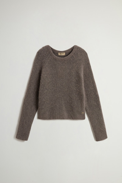 PULÓVER WOOLRICH SOFT ALPACA CREWNECK - Kép 5