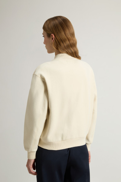 MELEGÍTŐ FELSŐ WOOLRICH MIXED FLEECE BOMBER - Kép 3