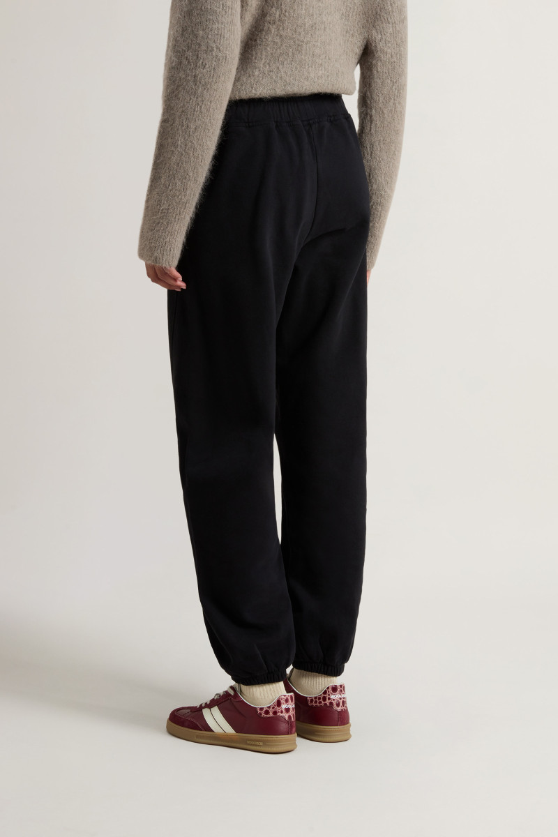 Tepláky Woolrich Winter Fleece Sweatpant Black