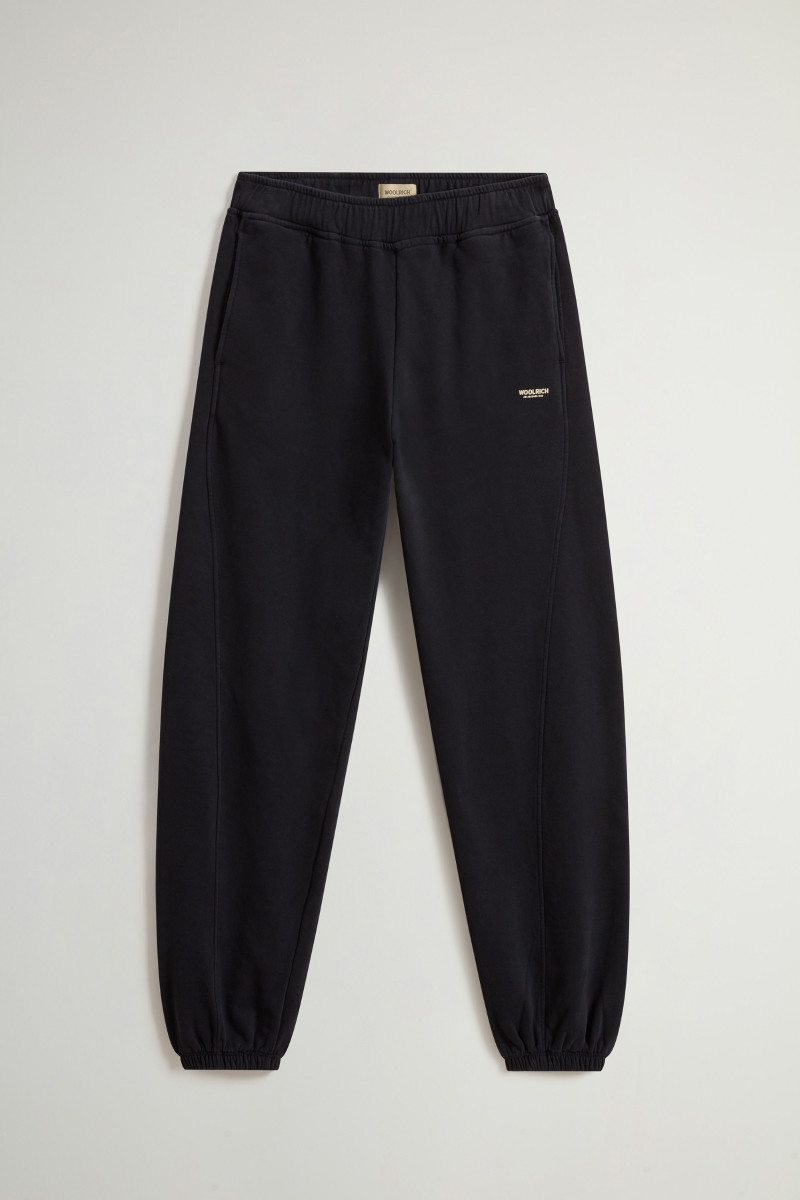 Tepláky Woolrich Winter Fleece Sweatpant Black