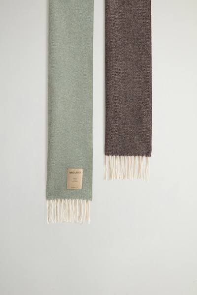 ŠÁL WOOLRICH COLOR BLOCK WOOL SCARF - Fotografia č. 2