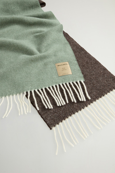 ŠÁL WOOLRICH COLOR BLOCK WOOL SCARF - Fotografia č. 3