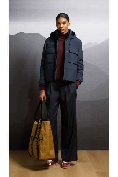 KALHOTY WOOLRICH LIGHT WOOL PANT - Fotografie č. 3