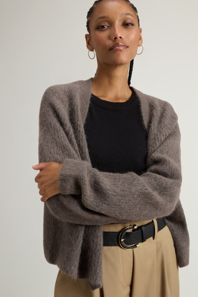 KARDIGAN WOOLRICH SOFT ALPACA CARDIGAN - Fotografie č. 4