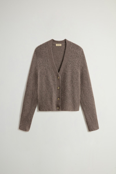 KARDIGAN WOOLRICH SOFT ALPACA CARDIGAN - Fotografie č. 5