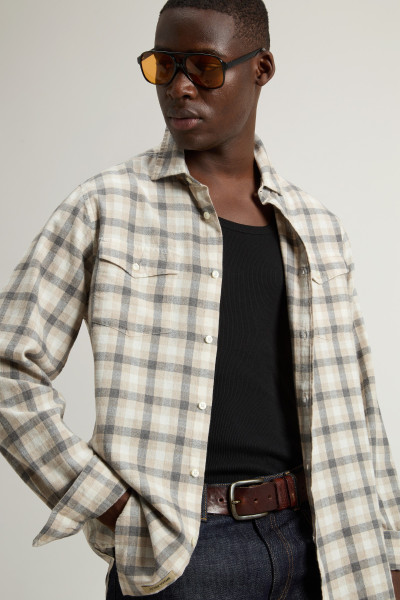 ING WOOLRICH FLANNEL DUNCAN SHIRT - Kép 4