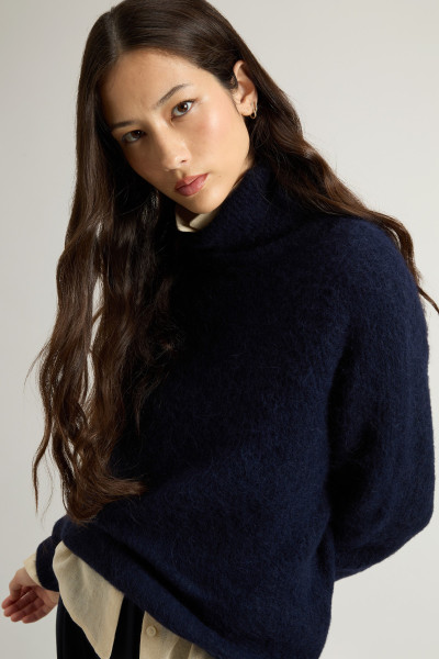 ROLÁK WOOLRICH SOFT ALPACA TURTLENECK - Fotografie č. 4