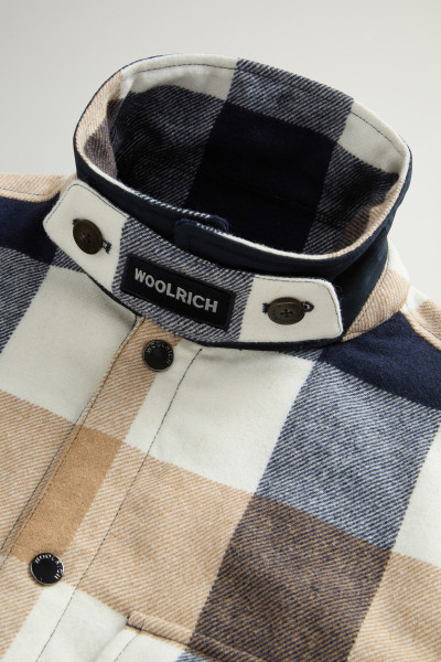 BUNDA WOOLRICH WOOL CHECK ALASKAN SHIRT JACKET - Fotografia č. 6