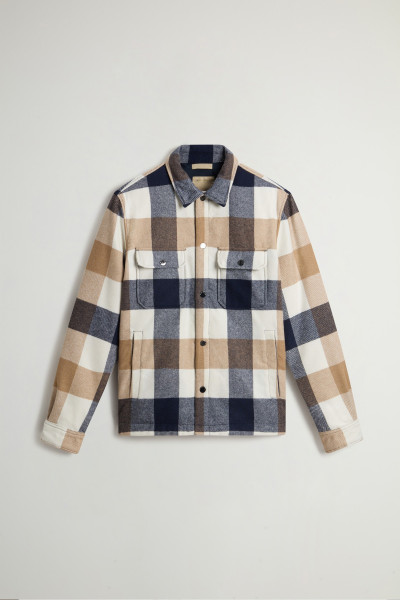 BUNDA WOOLRICH WOOL CHECK ALASKAN SHIRT JACKET - Fotografia č. 5