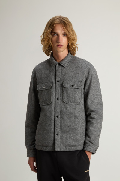 BUNDA WOOLRICH WOOL CHECK ALASKAN SHIRT JACKET - Fotografie č. 1