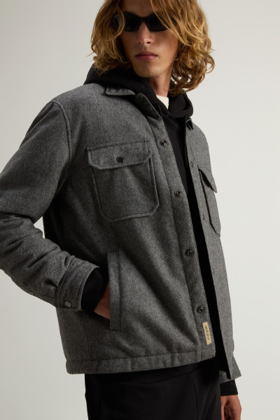 BUNDA WOOLRICH WOOL CHECK ALASKAN SHIRT JACKET - Fotografie č. 4