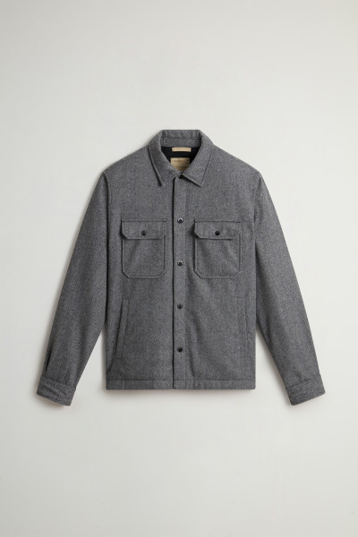 BUNDA WOOLRICH WOOL CHECK ALASKAN SHIRT JACKET - Fotografie č. 5
