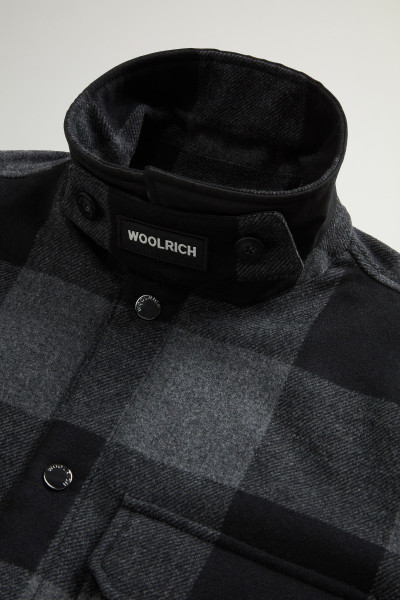 BUNDA WOOLRICH WOOL CHECK ALASKAN SHIRT JACKET - Fotografie č. 6