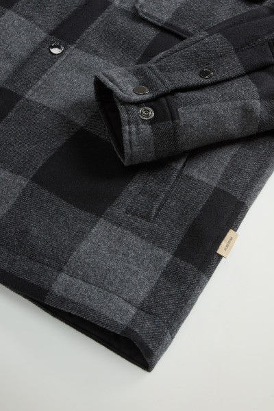 BUNDA WOOLRICH WOOL CHECK ALASKAN SHIRT JACKET - Fotografie č. 7