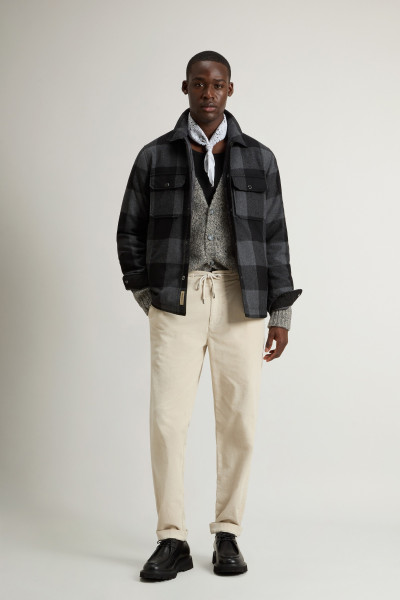 BUNDA WOOLRICH WOOL CHECK ALASKAN SHIRT JACKET - Fotografie č. 2
