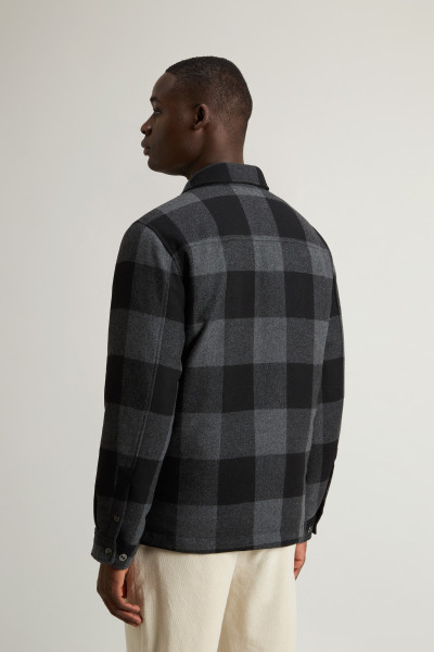 BUNDA WOOLRICH WOOL CHECK ALASKAN SHIRT JACKET - Fotografie č. 3