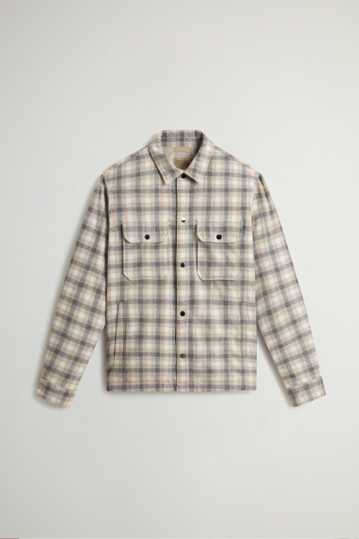 BUNDA WOOLRICH WOOL CHECK ALASKAN SHIRT JACKET - Fotografie č. 5