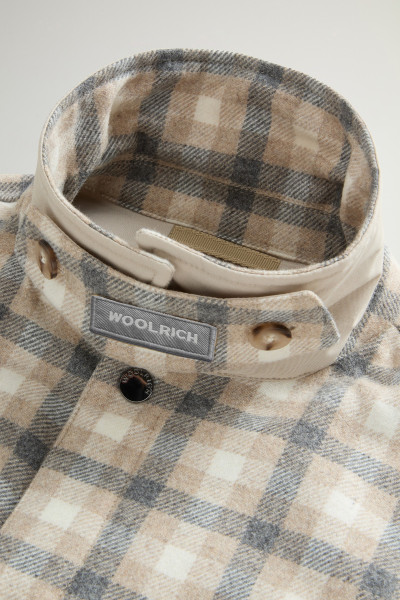 BUNDA WOOLRICH WOOL CHECK ALASKAN SHIRT JACKET - Fotografie č. 6