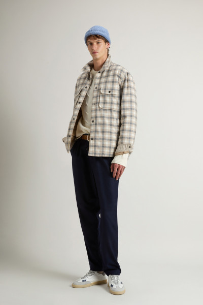 BUNDA WOOLRICH WOOL CHECK ALASKAN SHIRT JACKET - Fotografie č. 2