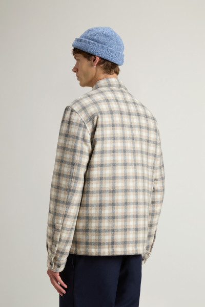 BUNDA WOOLRICH WOOL CHECK ALASKAN SHIRT JACKET - Fotografie č. 3