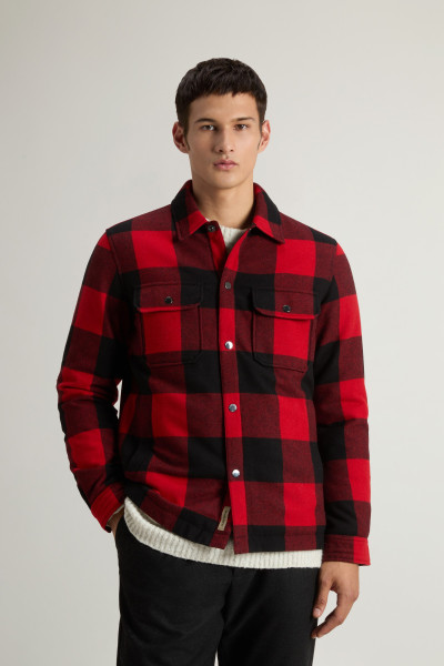 BUNDA WOOLRICH WOOL CHECK ALASKAN SHIRT JACKET - Fotografie č. 1