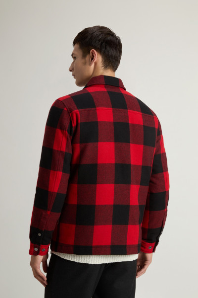 BUNDA WOOLRICH WOOL CHECK ALASKAN SHIRT JACKET - Fotografie č. 3