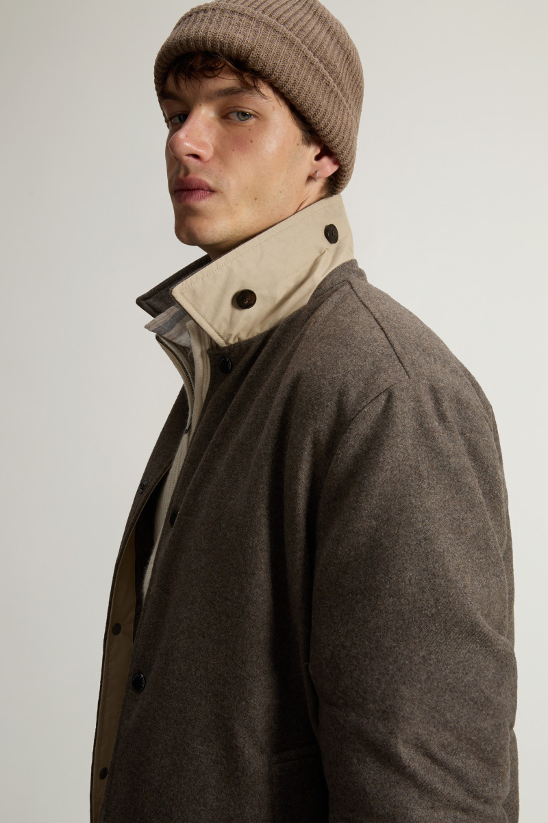 Bunda Woolrich Wool Keating Shirt Jacket Falcon