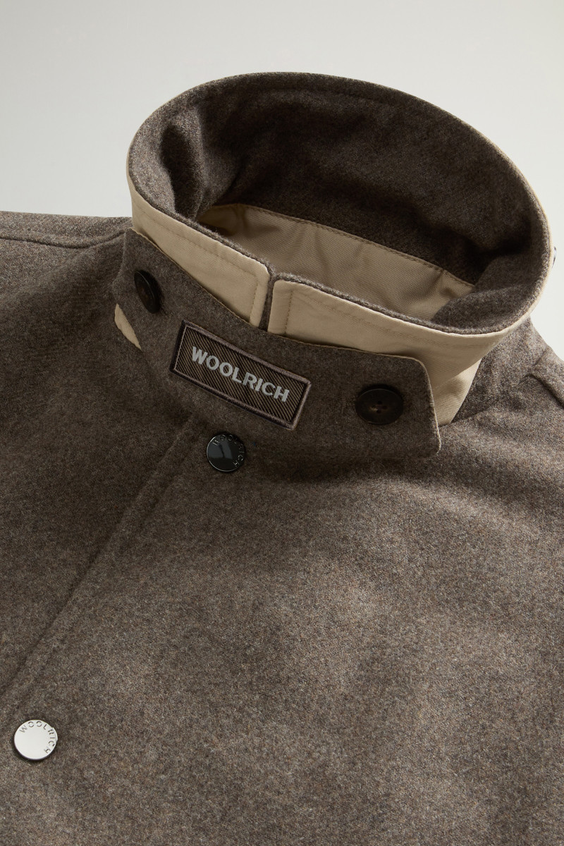 Bunda Woolrich Wool Keating Shirt Jacket Falcon