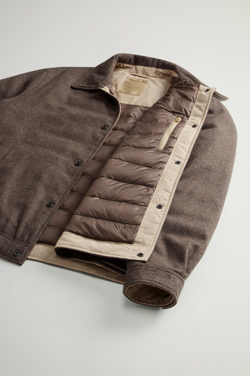 Bunda Woolrich Wool Keating Shirt Jacket Falcon