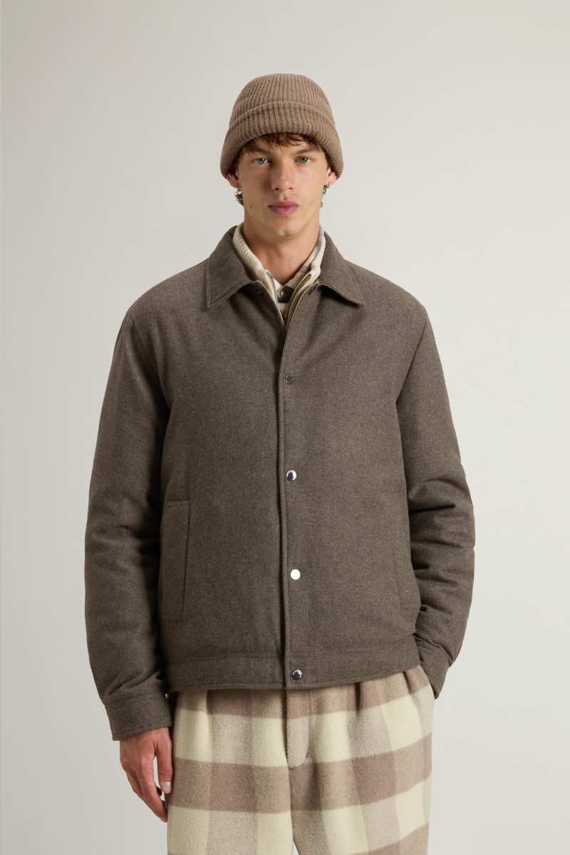 Bunda Woolrich Wool Keating Shirt Jacket Falcon
