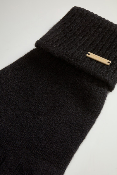 KESZTYŰ WOOLRICH PURE CASHMERE RIBBED GLOVES - Kép 3