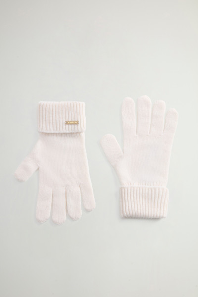 KESZTYŰ WOOLRICH PURE CASHMERE RIBBED GLOVES - Kép 1