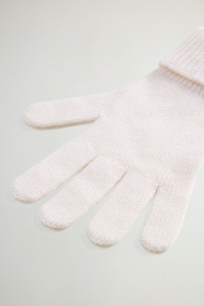 KESZTYŰ WOOLRICH PURE CASHMERE RIBBED GLOVES - Kép 2