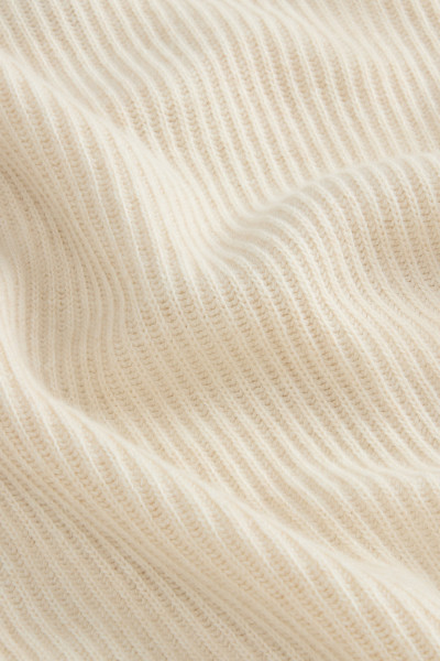 SVETR WOOLRICH WOOL CASH RIBBED HALF-ZIP - Fotografie č. 7