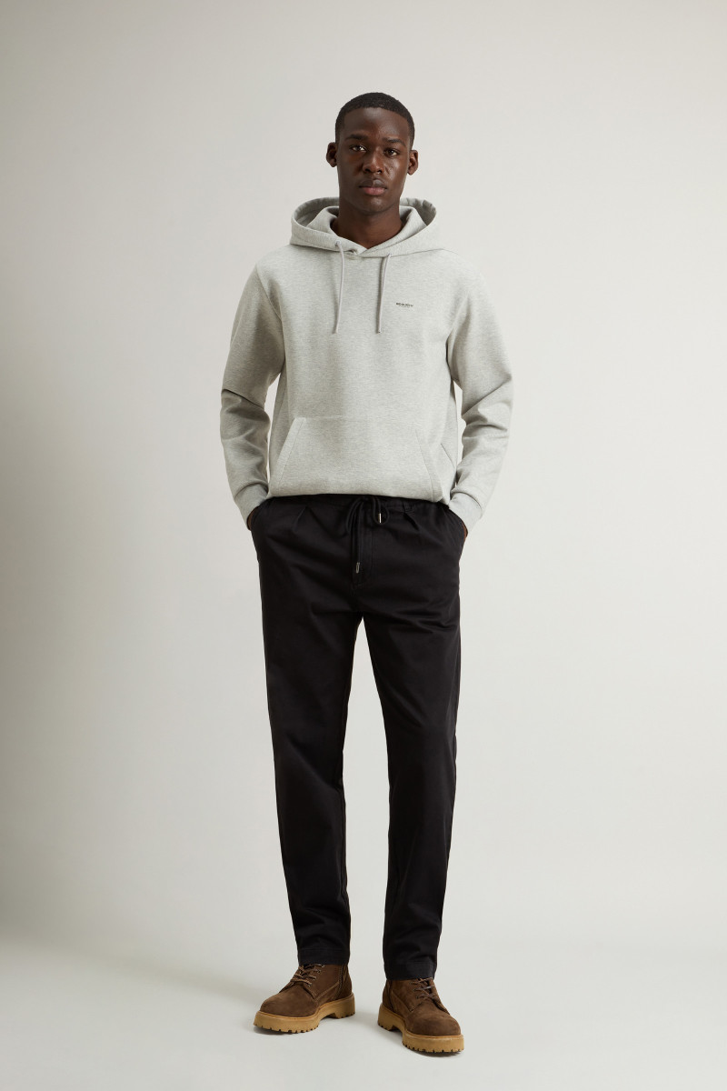 Nadrág Woolrich Cotton Twill Milton Pant Black