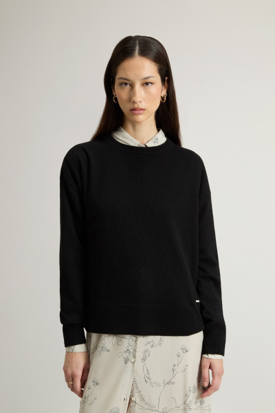 PULÓVER WOOLRICH COMFORT WOOL CASH CREWNECK - Kép 1