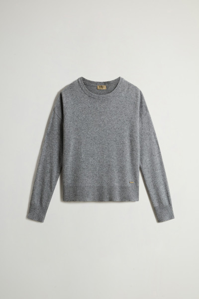 PULÓVER WOOLRICH COMFORT WOOL CASH CREWNECK - Kép 5