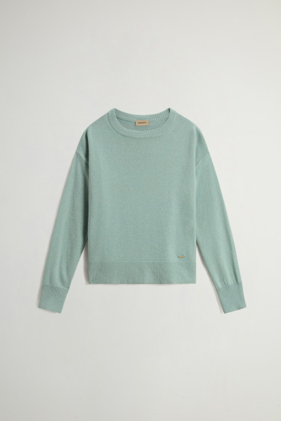 PULÓVER WOOLRICH COMFORT WOOL CASH CREWNECK - Kép 5
